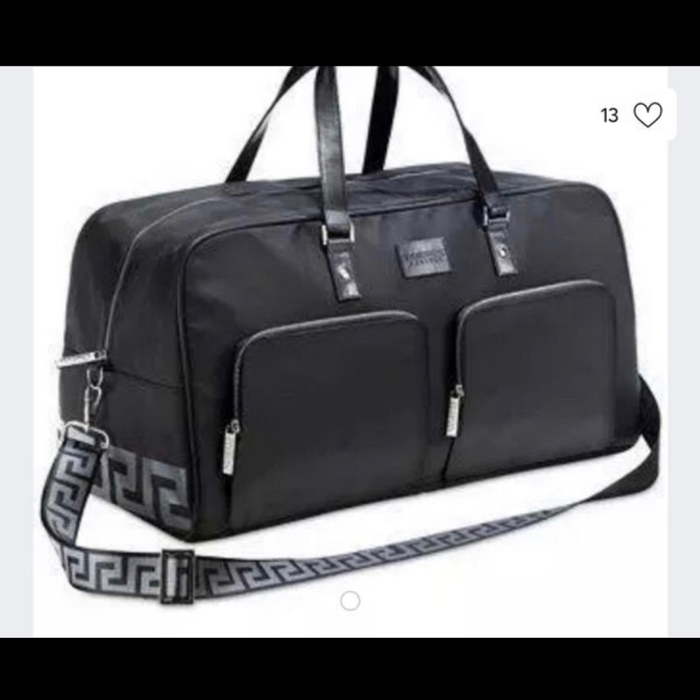 Versace Parfums Men Duffle Bag Gym Travel Handbag